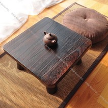 호족반 손님다과상 술상 혼술 개다리소반 자개 차상 소반상 과일상 미니, 숯불 36x36x21+2 돔 매트