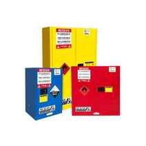 약품 농약 보관함 시약품 의약품 폐수통 안전 용품, 12갤런 - 노란색 - 더블 레이어, 1개