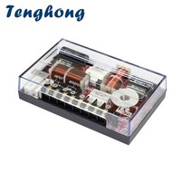 Tenghong 1Pcs 3 웨이 크로스 오버 보드 트위터 미드 레인지베이스 서브 우퍼 200W 고음 자동 스피커 주파수 분배기 자동차 크로스 오버|스피커 액세서리|, 1개, 단일, 단일