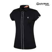 [테일러메이드]여성 파이핑 배색 카라 반팔티셔츠 TWTYJ6914-199