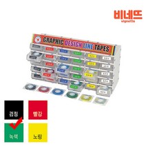 마스킹테이프 3MM 녹색 커버링테이프 라인마스킹테이프 디자인테이프
