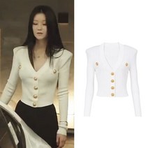 화이트 (고퀄리티)드라마 이브 서예지 가디건