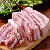 국내산 한돈 통삼겹살 통목살 400g 냉장 1등급 에어프라이 보쌈 수육 [프다], 통삼겹 수육용 (30~40mm)