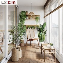 LX 지인 우젠리얼이지 6P 조립식 데크타일 베란다 발코니 테라스 화장실 인테리어 우드형 우젠데코, 1box, 라이트월넛