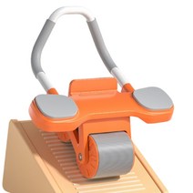 신형팔꿈치리턴건복륜 피트니스 가정용 휠 롤러 코어 복부 휠 자동 리바운드, L