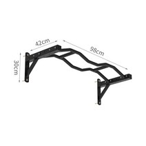 벽부착식 턱걸이 가정용 풀업봉 실내 풀업바 문틀철봉 운동기구, C. E230C 베이직 98cm