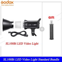 Godox-SL100Bi SL100D LED 비디오 조명 100W 2800-6500K 흰색 노란색 버전 야외 조명 LCD 패널 램프 사진, 01 SL100Bi Standard