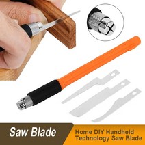 에어톱날 쇠톱 절단기 날 정비 공구 다기능 미니 면도기 가용 DIY 휴대용 공예 톱 소형 목공 수공구, 1.2.5inch, 01 2.5 인치