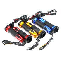 오토바이열선그립 핫그립 방한용품 열선핸들 핸들 범용 12V 22mm, Black, 1개