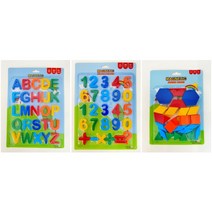 레드컴퍼니 대문자 영어 알파벳 자석블럭, 소문자  1+1+1