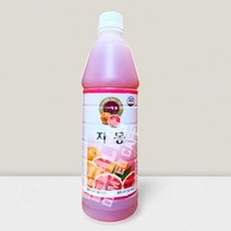 자몽 원액 아이스 음료 베이스 스무디 쉐이크 슬러시 에이드