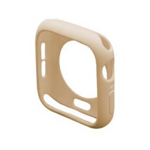 우먼스9999 애플워치 호환 캔디 범퍼 케이스, 베이지40mm