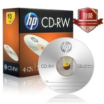 HP CD-RW 4-12x 10PK 700MB 80min, 본상품선택