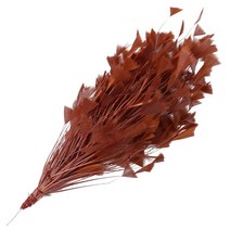 공예용깃털 펜 먼지털이 25-30 CM 길이 터키 깃털 꽃 트림 공예 Diy 홈 파티 머리 장식 웨딩 염색 여러 가, 14 Red Coffee