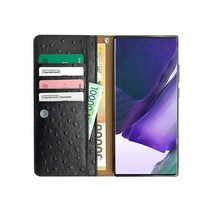 맥로이드 시리우스 천연가죽 타조패턴 타조가죽 케이스, 네이비