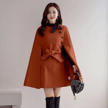 가바바 여성 코트 추운날에도 화려하게 입기 좋은 리본장식 하객룩 롱 코트 G39979