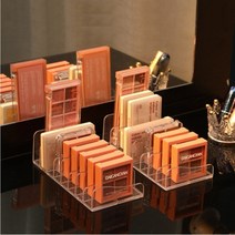아크릴 화장품 수납장 아이섀도 팔레트 정리 트레이 아이쉐도우 진열 수납함, 단품