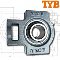 지구 UC UCT 베어링 베어링 유니트 TYB 유니트 국산, UCT204, UCT204