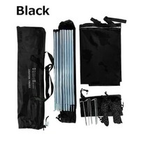 윙타프 터널 터널형 실 타프 프론트월 코팅 옥스포드 자동차 사이드 천막 옥상 텐트 방수 야외 캠핑 사이드 텐트타프쉘 타프익스텐션 가성비타프 차량용어닝 타프사이드월 타프블랙코팅, 블랙 300x150cm