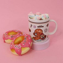 홈앤키즈 쿠키런 핸들 일자 머그컵 머그잔 커피잔 물컵 예쁜 카페 컵