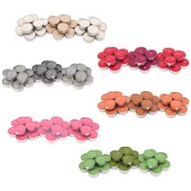 이케아 신리그 미니향초30입 1+1 ( 총60개 선택2), 그레이, 오렌지