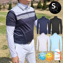 [스타일랑] 프로 남성 여름용 냉감 반목 티셔츠_95~115사이즈까지 빅사이즈 골프티 / 자외선차단 / 흡한속건 / 쿨링원사 / 고급 스판덱스 / 필드룩 / 라운딩 추천 / 이너티