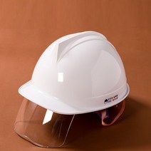 AM-301 동명 보안경 안전모 투구형 인쇄가능 색상다양, 주황