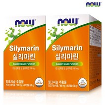 나우푸드 실리마린 60캡슐 2박스 4개월분, 단일/상품