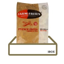 팜프리츠 크링클컷 2kg(줄무늬감자)6봉 1박스, 2kg, 1개