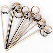 흑대나무 링 과일꽂이 9cm 200p 꼬지 꼬치 햄버거 샌드위치꽂이 도시락 생일파티