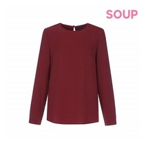 숲 라운드넥 컬러 블라우스(SV9LSC8)