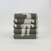 유진타올 동물그림 오가닉수건 150g, 그린, 10개