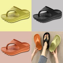 남녀공용 가벼운eva 3cm키높이 푹신한 쿠션쪼리슬리퍼 경량 아쿠아플립플랍