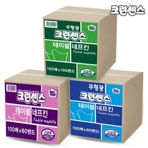 크린센스 테이블 냅킨 네프킨 무형광 천연펄프 정매수, 크린센스테이블네프킨10000매