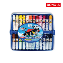 동아 빼꼼 수채화 그림물감 24색 사출케이스 수채화물감