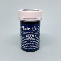 공예몰 Sugarflair 슈가플레어 24. Navy 슈가크래프트 설탕공예 색소, 1개