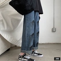 가바바 남성 청바지 심심함을 달래줄수있는 케릭터로고 데님팬츠 G47729