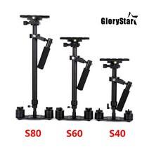 dslr 짐벌 캐논 6dmark2 오막포 s40s60s80 stablecam 40cm60cm80cm 알루미늄 steadicam 휴대용 안정 장치 + dslr 비디오 카메라 가방, 60cm