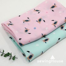 [소폭/인견100%] 쾌적하고 시원한 여름 인견원단 카니 2종, 핑크, 1개