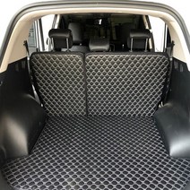 폴인 전차종맞춤 트렁크매트, 티볼리에어, 블랙-레드