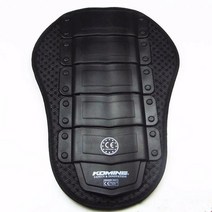 Komine SK-679 CE 백 프로텍터 오토바이 레이싱 슈트 펑크 방지 쉘 내장 지원 자켓, 01 Black_02 L