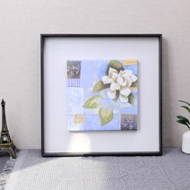유화 액자 캔버스 틀 인테리어 아크릴 현관 원목 거실 관액자 카페, 60cmx80cm, B (그림 미포함)