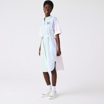 [라코스테] 여성 스트라이프 셔츠 원피스 EF0999-52G C50