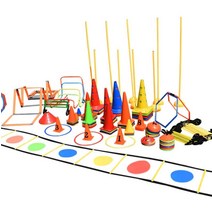 림보게임 운동회용품 림보세트 명랑운동회 림보대 허들 레크레이션용품 스포츠 게임 축구 농구 장애물 기호 폴 훈련 타이 인 플러그인 물 주입을 통해 주위, [23] 10 47 cm 천공 로고 버킷(보관 가방 보