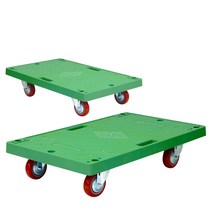 달리 구루마 핸드카 이삿짐 대차 끌차 수레 밀차 그린 중형 760x460 손잡이 없음, 달리(손잡이 없음), 달리(손잡이 없음) 그린 우레탄(적색) 중형