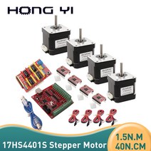 42 모터 7HS440S 키트 4 리드 + CNC 차폐 v3 USB 케이블 드라이버 확장 보드 UNO R3, 01 17HS4401S-sets