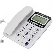 화이트/강력벨 빅버튼 TK-650 회사 집 가게 유선전화기, 강력벨 DM-805(레드)