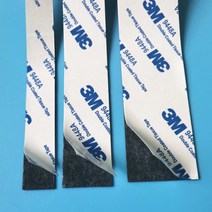 3M 9448A 강력한 테이프 양면 접착 아크릴 검정색 흰색 폼 패드 장착 테이프 양면 접착 테이프 다양한 두께, 1미터, 25mm