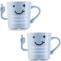 더자카 헤이 도모다치 양치컵, Y247LBBT036, 2개입