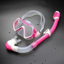 인기있는 AntiFog 어린이 스노클링 마스크 전문 스쿠버 키즈 다이빙 실리콘 안티-안개 와이드 비전 어린이위한, 분홍색